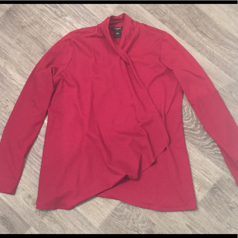 Ann Taylor cardigan red